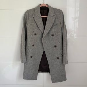 Uniqlo Grey Wool Coat